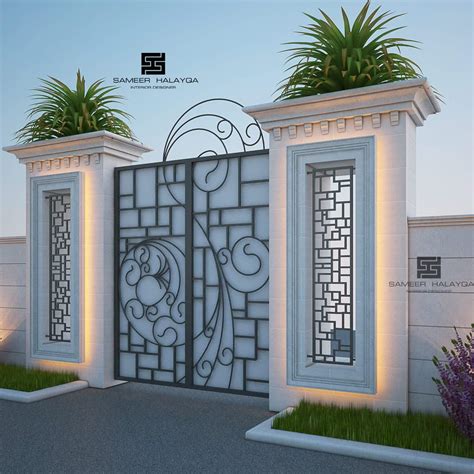 Entrance Arch Gate Design For Inviting Front Yard - Decor Inspirator