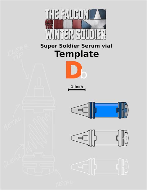 New Super Soldier Serum vial Template | RPF Costume and Prop Maker ...