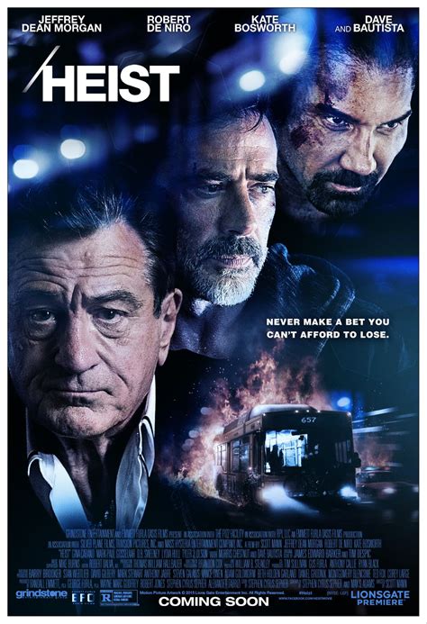 Heist 2015 | Jeffrey dean morgan, Robert de niro, Free movies online