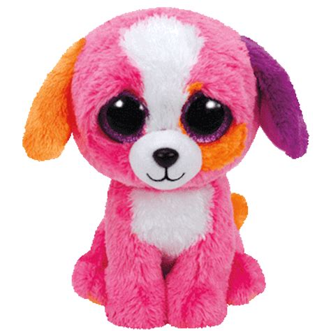 Ty Inc. Beanie Boo Plush Stuffed Animal Precious the Pink Dog 9" - Walmart.com