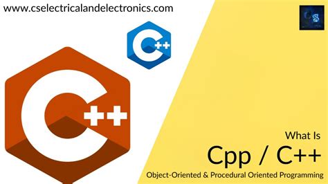 What Is Cpp, Difference Between Procedural Oriented And Object-Oriented