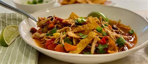 Chicken Tortilla Soup - Joy Bauer | Chicken tortilla soup, Chicken ...