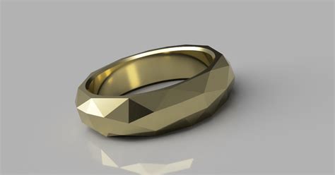 LOW POLY RING by Manuel | Download free STL model | Printables.com