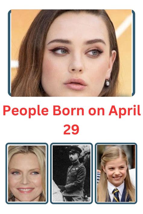 People Born On April 29 - Famous Names, Birth Year and Place ...