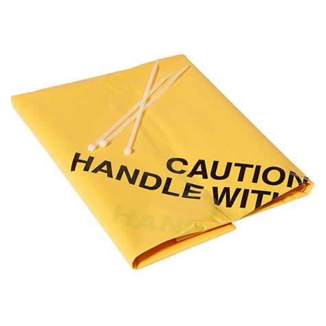 Hazardous Waste Disposal Bags & Ties - Pack 10 | ESE Direct