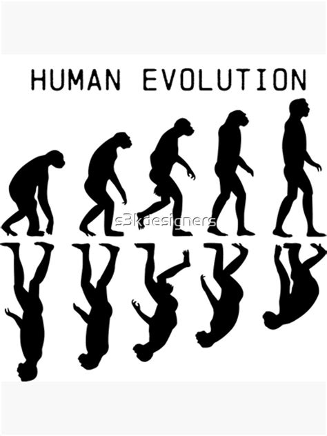 "Human Evolution" Poster for Sale by s3kdesigners | Redbubble