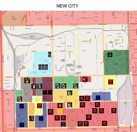 Back Of The Yards Map Roughly 25-30 Years Ago : r/GangBangCity