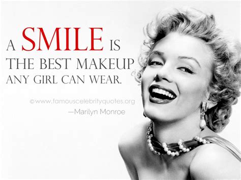 A smile is the best makeup any girl can | Marilyn monroe quotes, Monroe quotes, Woman quotes