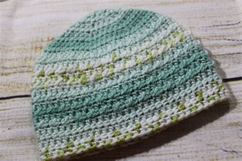 Gently Ribbed Crochet Baby Hat - Crochet With Kim