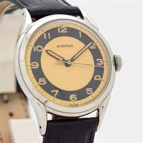 Vintage Eterna Stainless Steel Watch, 1950s For Sale at 1stDibs ...