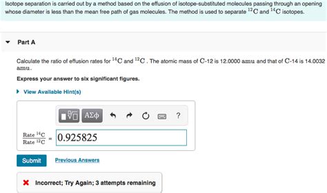 Solved Isotope separation is carried out by a method based | Chegg.com