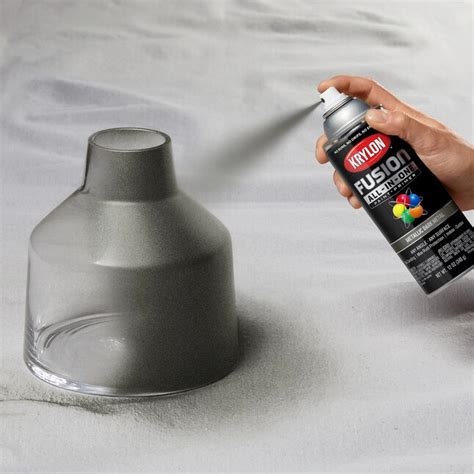 Krylon FUSION ALL-IN-ONE Satin Dark Metal Metallic Spray Paint and ...