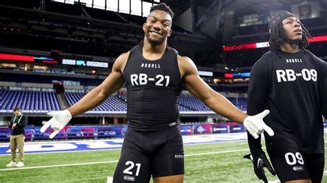 Running back Bijan Robinson's 2023 NFL Scouting Combine workout