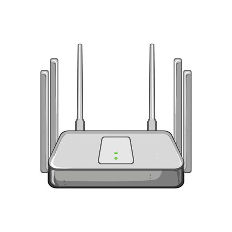 connection router cartoon vector illustration 28080956 Vector Art at ...