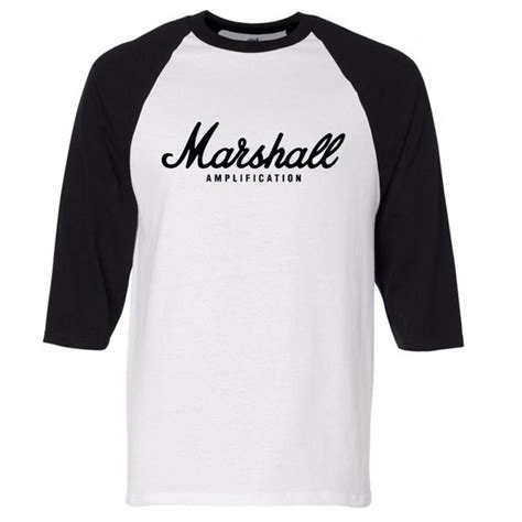 Marshall Amplification – Script Logo Baseball T-shirt (Unisex) – Joe ...