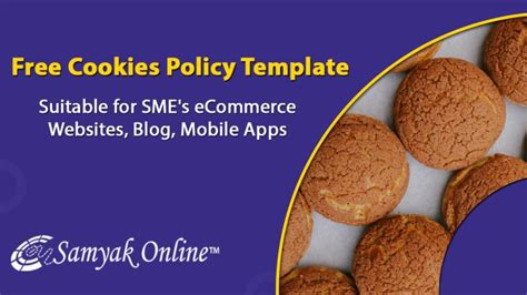 Free Cookies Policy Template, Download Cookies Policy Generator