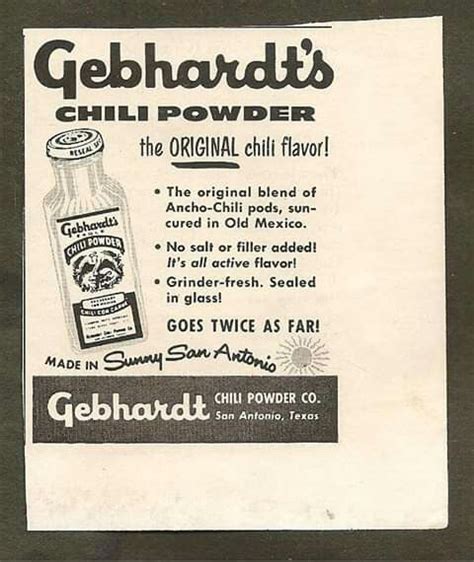 VINTAGE AD - GEBHARDT'S CHILI POWDER - SATURDAY EVENING POST JANUARY 22 ...