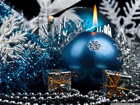 Blue Candle wallpaper pic on Design You Trust Christmas Candle ...