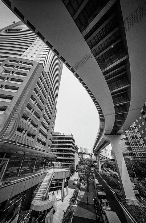 Yurikamome-line In Shiodome Photograph by Björn Neumann | Fine Art America