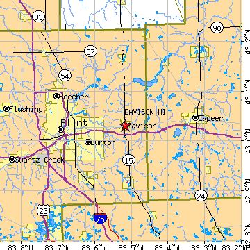 Davison, Michigan (MI) ~ population data, races, housing & economy