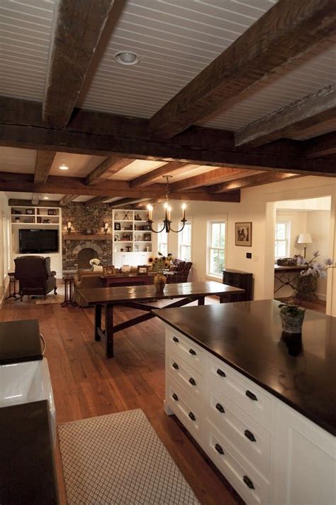 tongue and groove ceiling with beams | ... tongue and groove breadboard ...