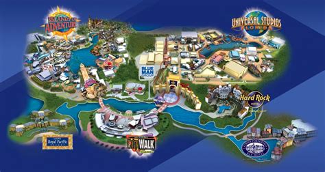 Map Of Universal Studios Florida Hotels | Printable Maps