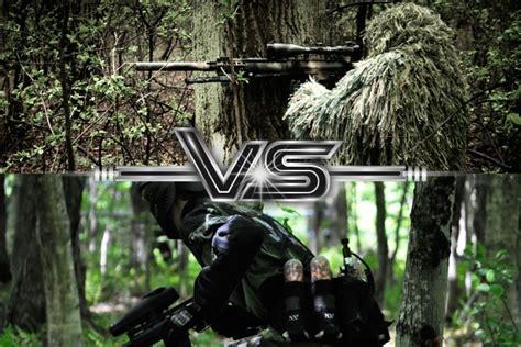 Airsoft vs. Paintball | Redwolf Airsoft