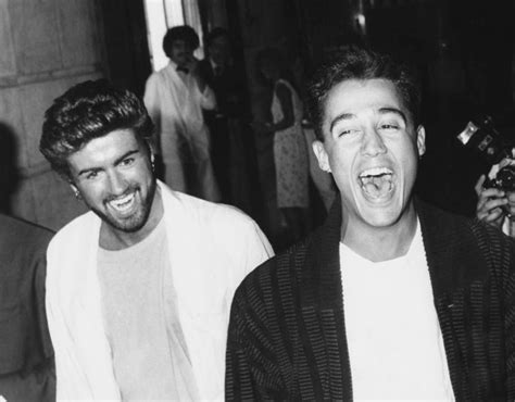 George Michael and Andrew Ridgeley of Wham!, circa 1985 George Michael ...