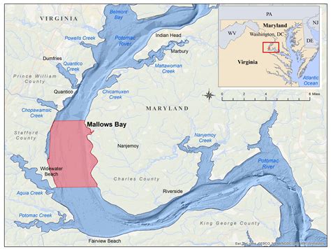 Potomac River Map