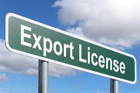 Export License - Highway sign image