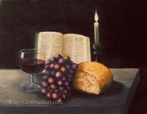 The Communion Table - Teresa Bernard Oil Paintings