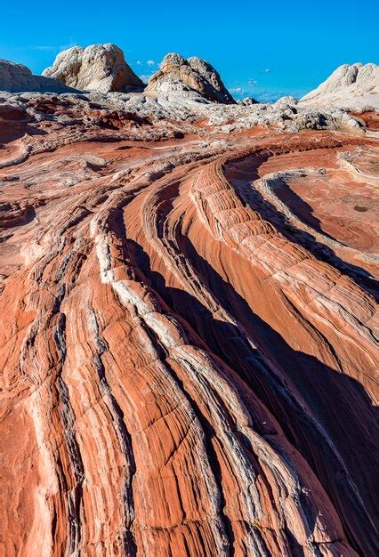 Premium Photo | White pocket rock formations, vermilion cliffs national monument