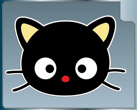 CHOCOCAT HEAD Icon vinyl decal sticker Hello Kitty | Vinyl decal ...