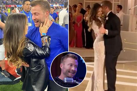 Sean McVay has new wedding ‘joke’ after marrying Veronika Khomyn ...