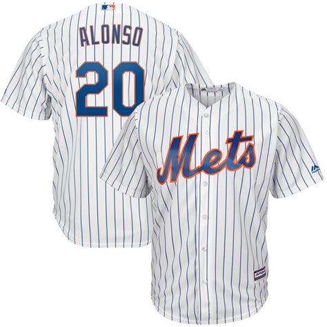 Pete Alonso Jersey - Mets 5X 5XL 4XL 3XL XXL XL S-L, White, Blue