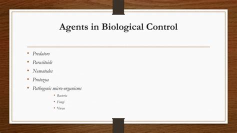 Biological Control