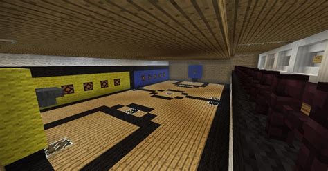 Playable Basketball Court Minecraft Project