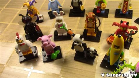 Lego Minifigures - Super Rare - Animals suit Guys - Collection V Surprise TV - YouTube