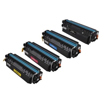 Toner Cartridges - Set of 4 - High Yield with new chips Compatible with HP Color LaserJet ...