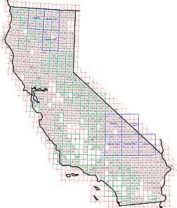 California Quadrangle Map