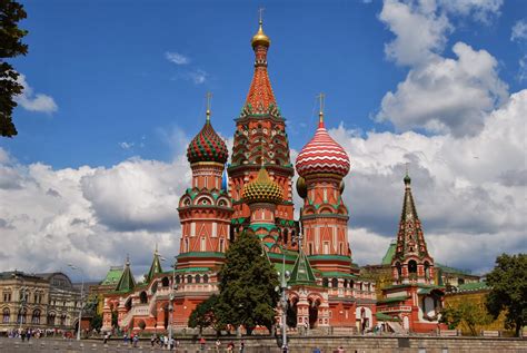 World Visits: St. Basil’s Cathedral, Church In |Russia Moscow|