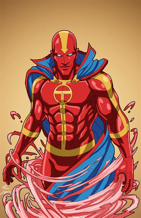 Red Tornado 1.0 (Earth-27) commission by phil-cho on DeviantArt