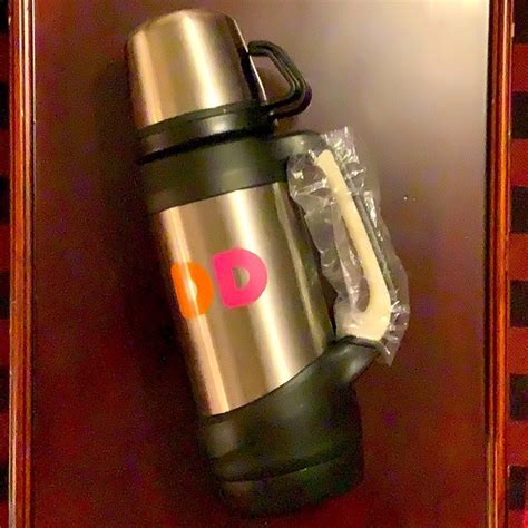 Dunkin Donuts | Dining | Dunkin Donuts 32 Oz Stainless Steel Insulated Mug Thermos Travel ...