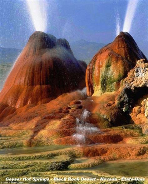 Geyser Hot Springs - Black Rock Desert - Nevada - États-Unis | Fly geyser, Fly geyser nevada ...