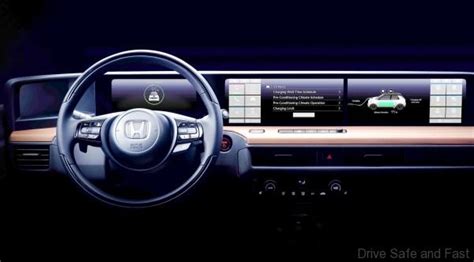 Honda Concept Electric Car Interior Pictures