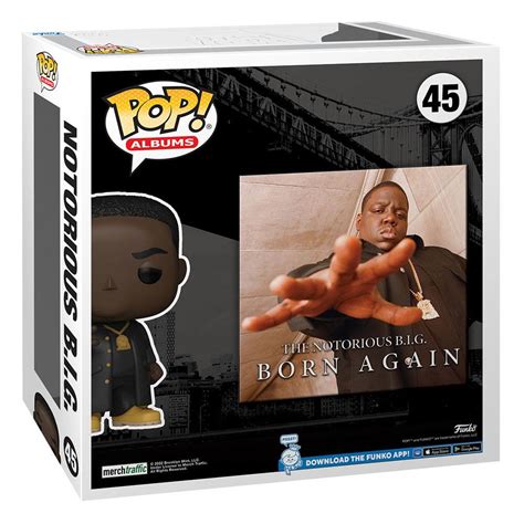 Notorious BIG POP! Albums Vinyl Figure Biggie Smalls - Born Again 9 cm ...