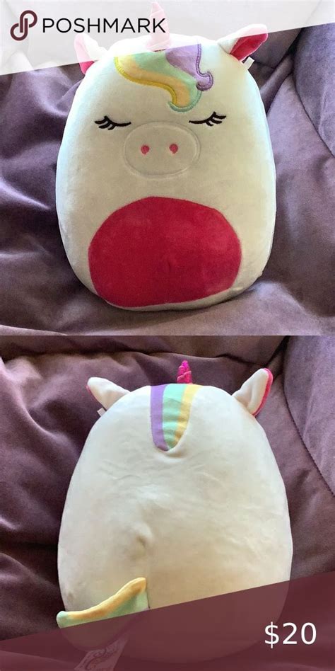 Squishmallow unicorn! | Unicorn, White unicorn, Travel pillow