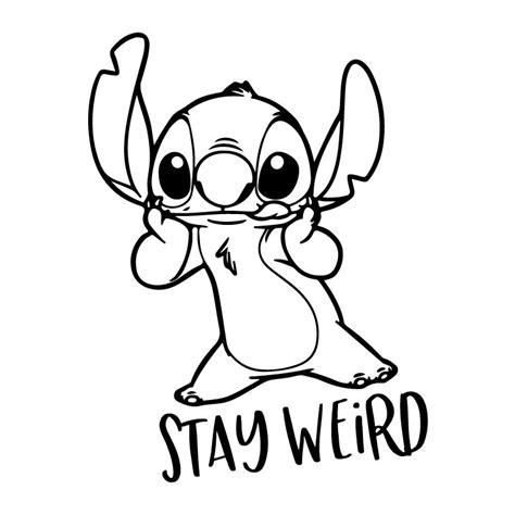 Stay weird svg free, lilo and stitch svg, disney svg, free instant ...