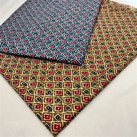 Geometric Box Printed Cotton Fabric at Rs 70/meter in Jaipur | ID: 2850385755548