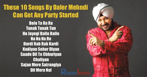 Daler Mehndi: These 10 Songs By Daler Mehndi Can Get Any Party Started